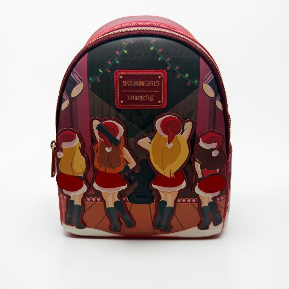 Loungefly Mean Girls Winter Talent Show Light Up Mini Backpack NWT